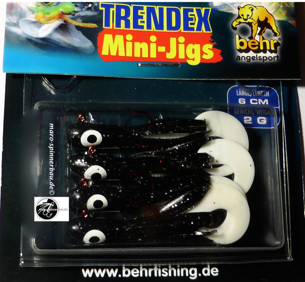 Trendex Mini Jigs, verschiedene Ausführungen, Inhalt: 4 Jigs je Packung