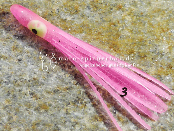 Trendex UV-Aktive Mini-Octopusse, ca.4,5cm, verschieden Farben verfügbar, Packungsinhalt: 5 Stück